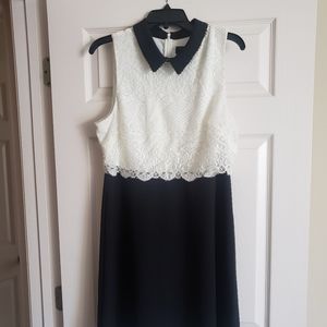 Black and white Jessica Simpson dress